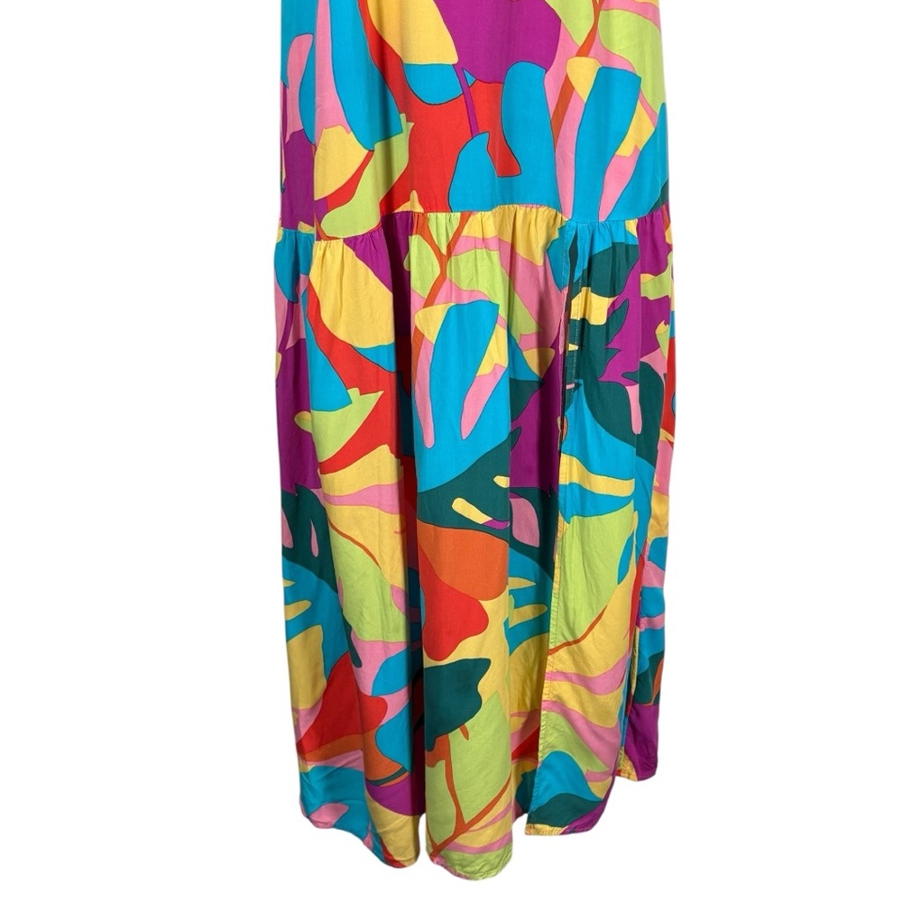 L*Space Victoria Copacabana Tropical Print Sleeveless Maxi Dress Size XS - Picture 7 of 11